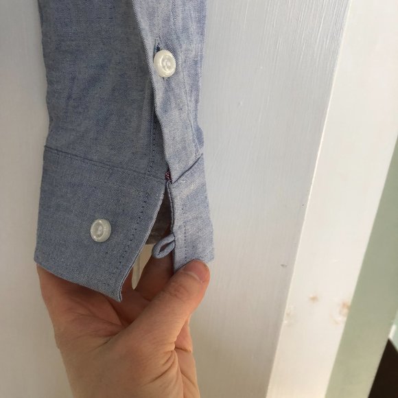 Wildfang blue button down XS -- RARE! - Picture 4 of 5